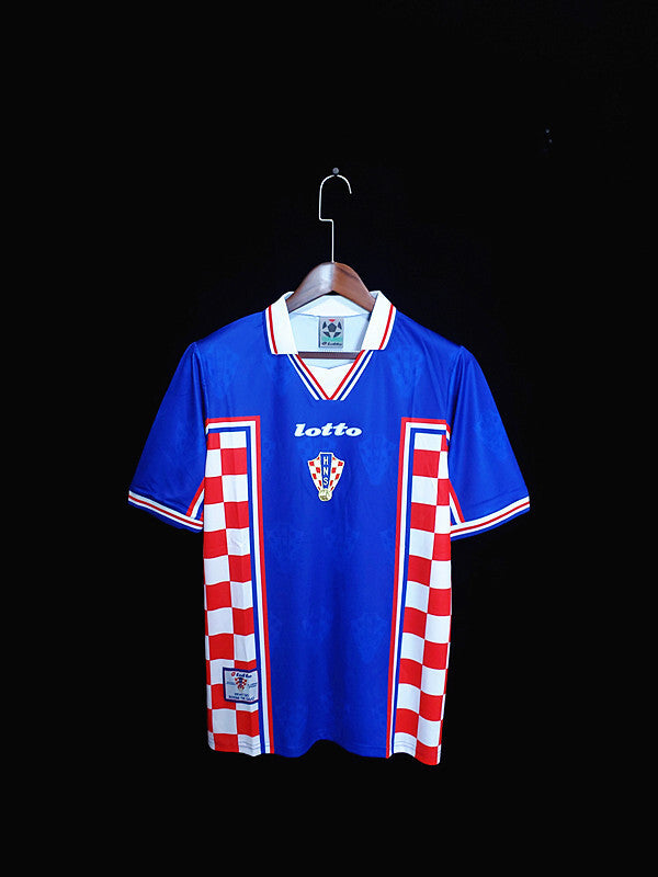 Football Shirt Croatia Away 1998 Retro front