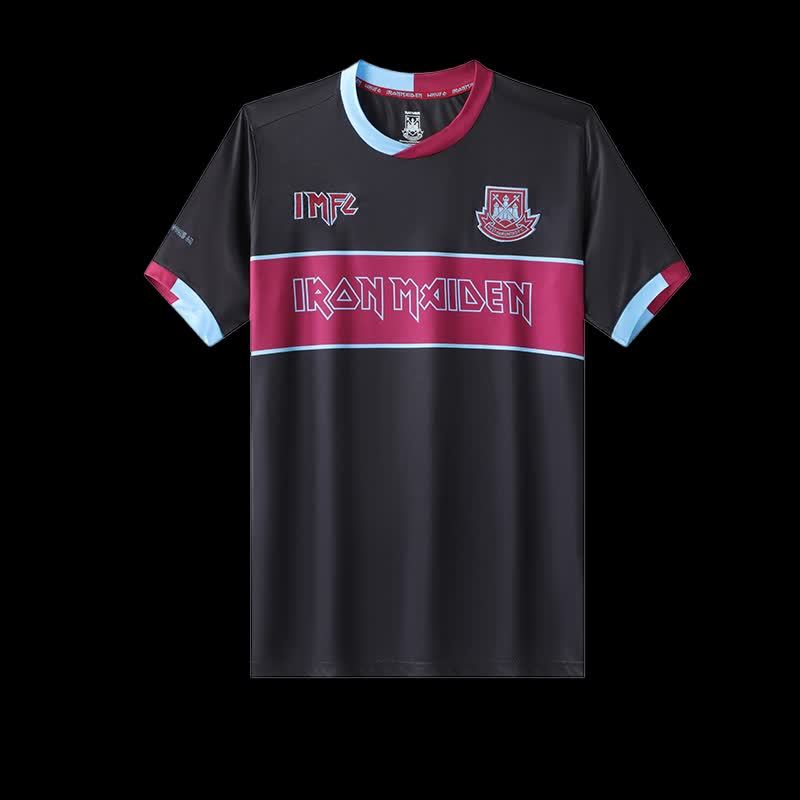 Football Shirt West Ham United Iron Maiden 25-26 Black front