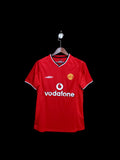 Football Shirt Manchester United Home 00-01 Retro front