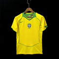 Football Shirt Brazil Home 04-06 Retro front