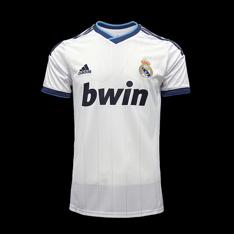 Football Shirt Real Madrid Home 12-13 Retro front