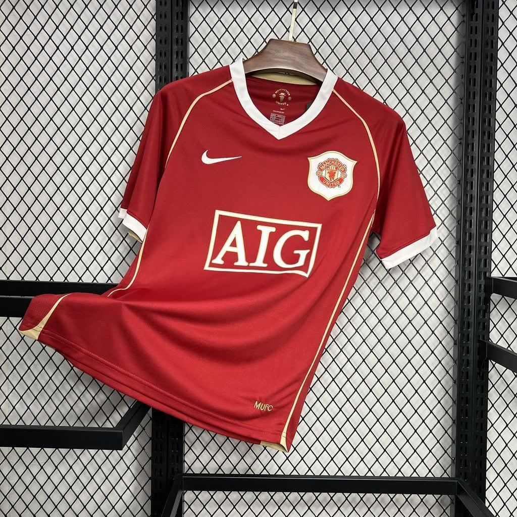 Football Shirt Manchester United Home 06-07 Retro front