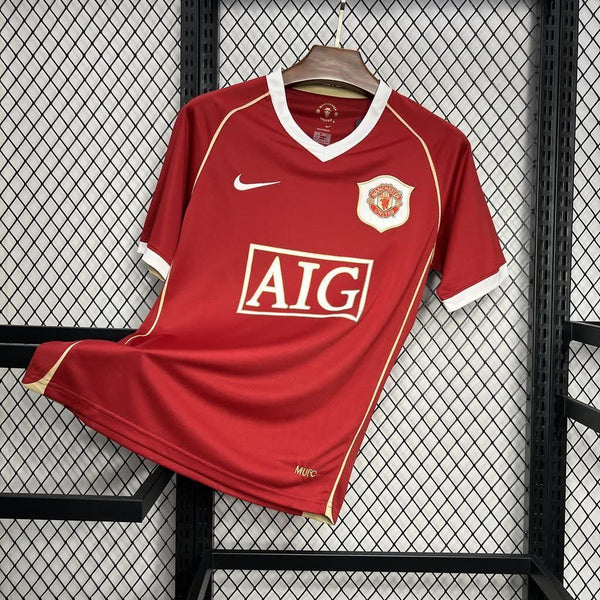 Football Shirt Manchester United Home 06-07 Retro front