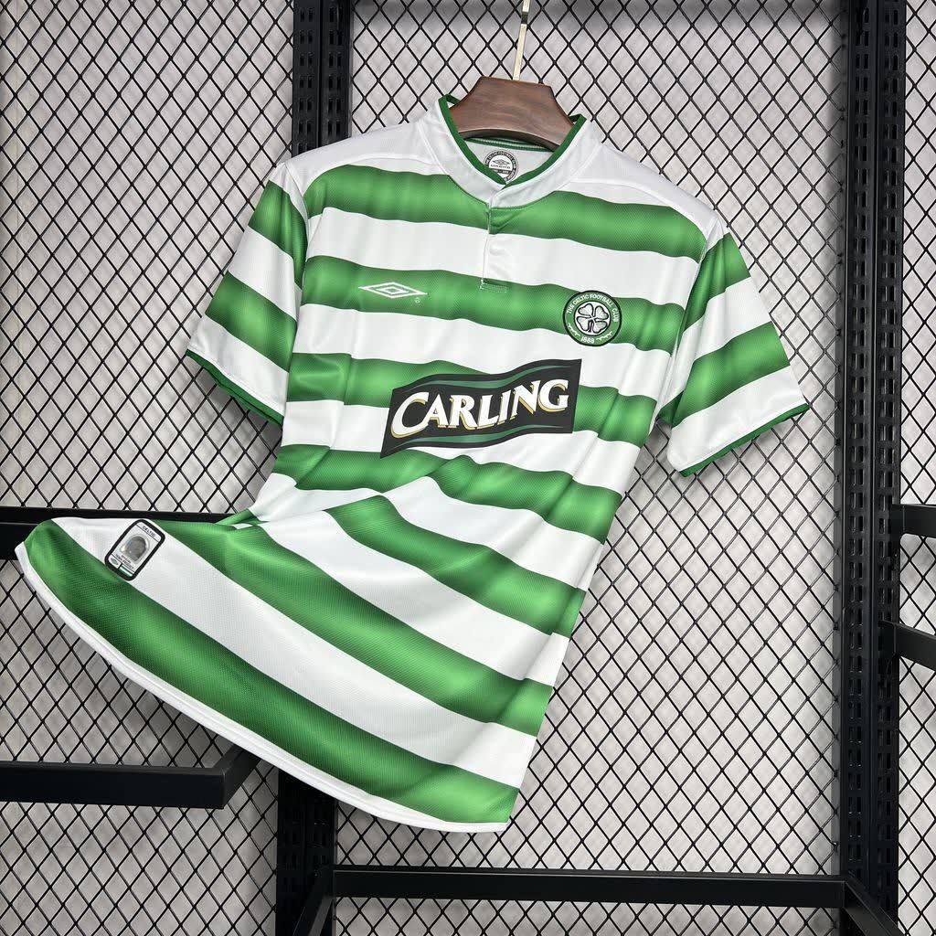 Football Shirt Celtic Home 03-04 Retro front