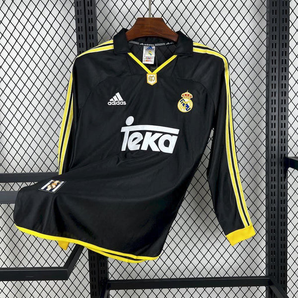 Football Shirt Real Madrid Away 98-99 Long Sleeves Retro front