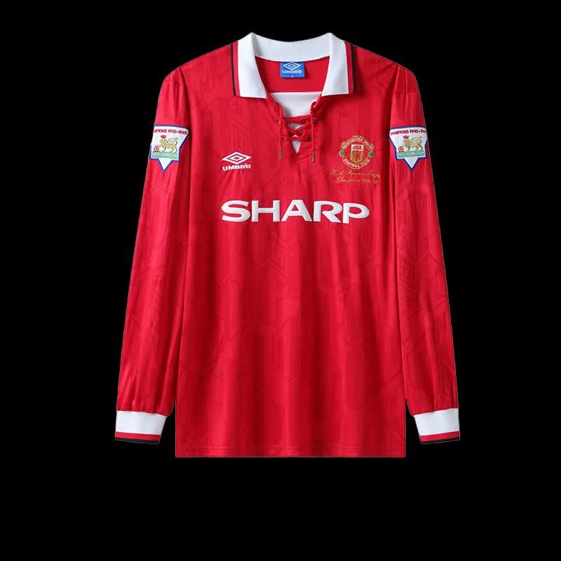 Football Shirt Manchester United Home 92-93 Retro front