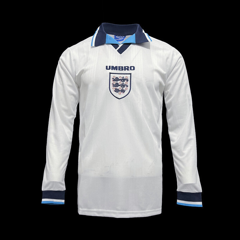 Football Shirt England Home 96-97 Long Sleeve Retro front