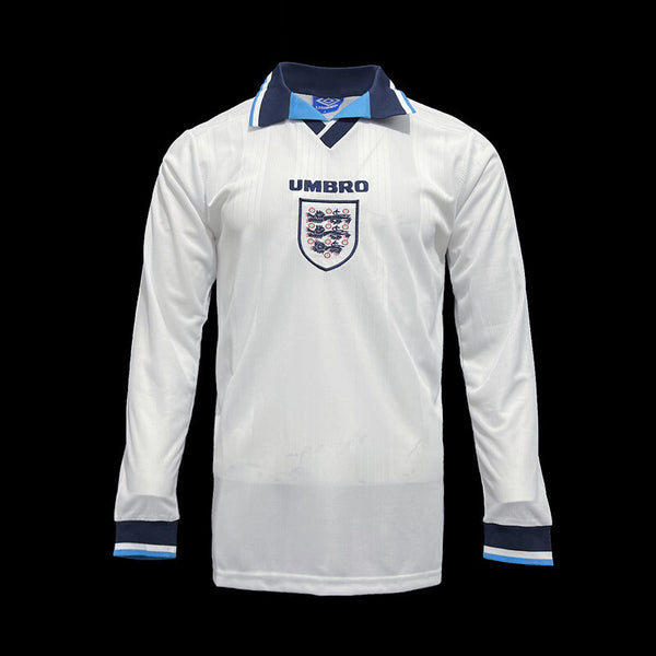 Football Shirt England Home 96-97 Long Sleeve Retro front