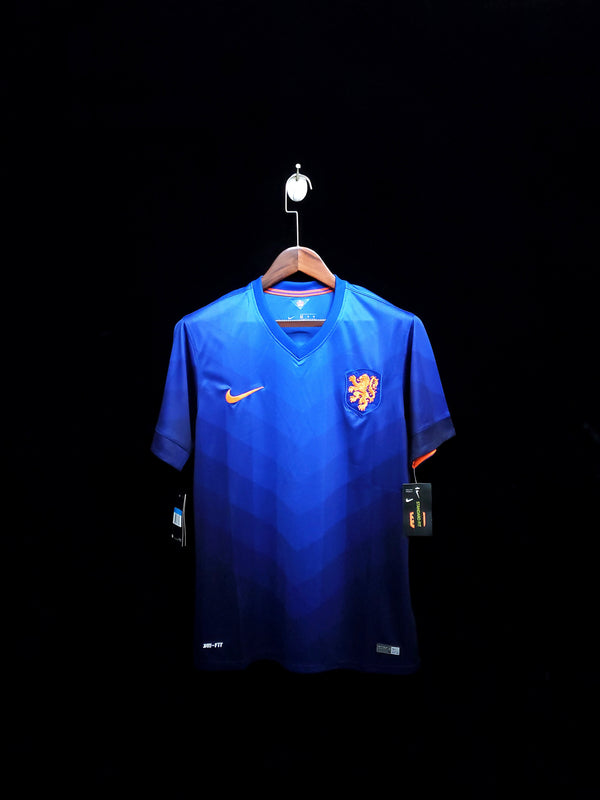 Football Shirt Netherlands Away 2014 Retro front