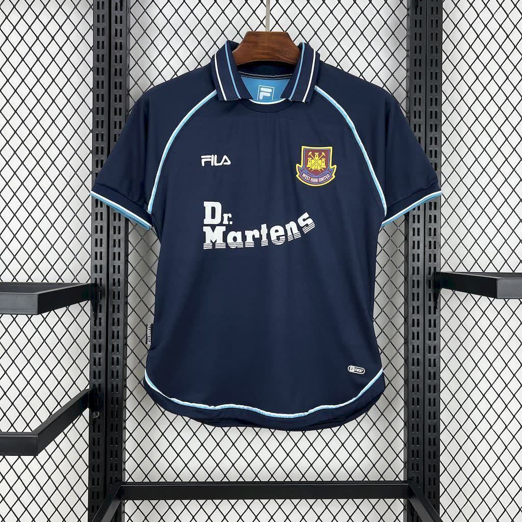Football Shirt West Ham United Third 99-01 Retro front