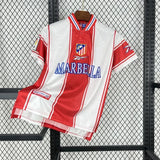 Football Shirt Atletico Madrid Home 99-00 Retro Marbella front