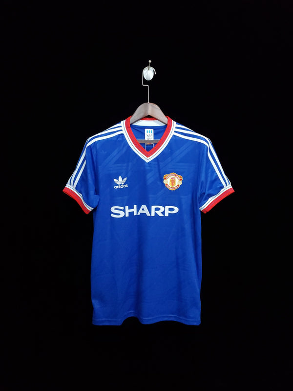 Football Shirt Manchester United Third 86-88 Retro front