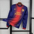 Football Shirt FC Barcelona Home 12-13 Long Sleeves Retro front