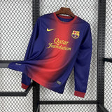 Football Shirt FC Barcelona Home 12-13 Long Sleeves Retro front