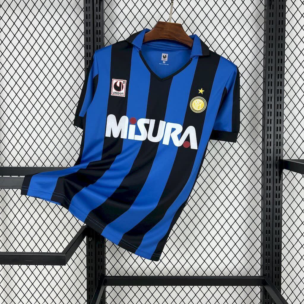 Football Shirt Inter Milan Home 90-91 Retro front