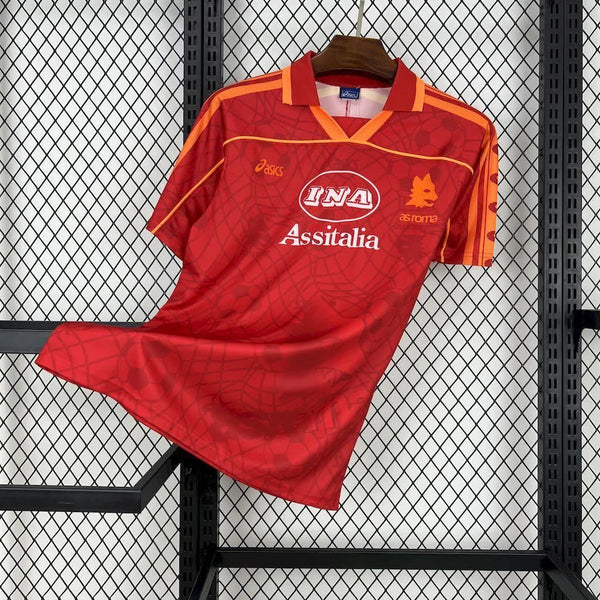 Football Shirt AS Roma Home 95-96 Retro front