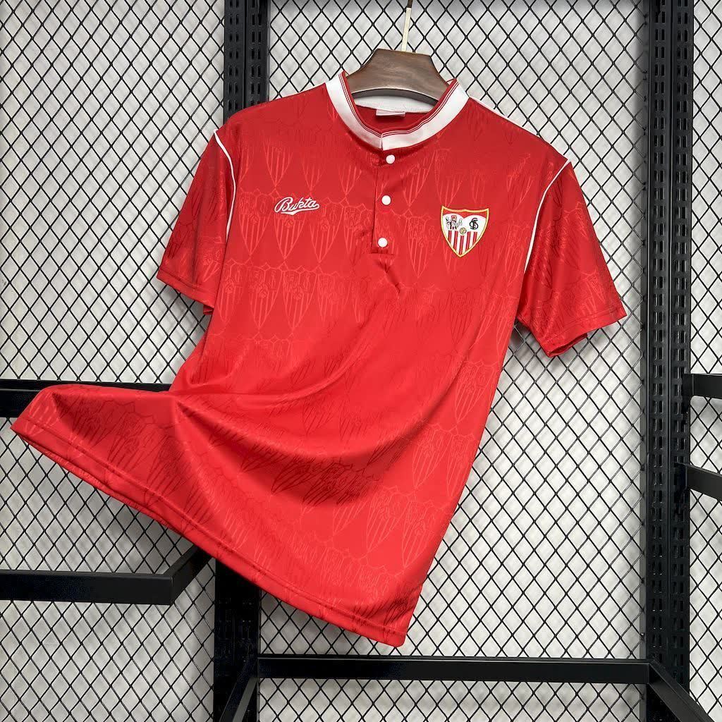 Football Shirt Sevilla FC Away 91-92 Retro front