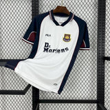 Football Shirt West Ham United Away 99-01 Retro front