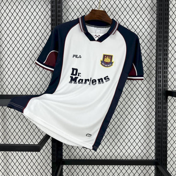 Football Shirt West Ham United Away 99-01 Retro front