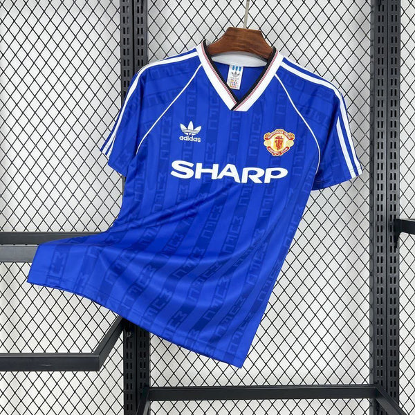 Football Shirt Manchester United Away 88-89 Retro front