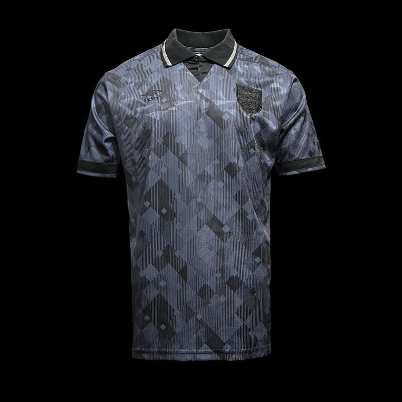 Football Shirt England Retro Black 25-26 front
