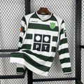 Football Shirt Sporting CP Home 01-03 Long Sleeves Retro front