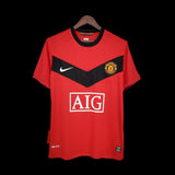 Football Shirt Manchester United Home 09-10 Retro front