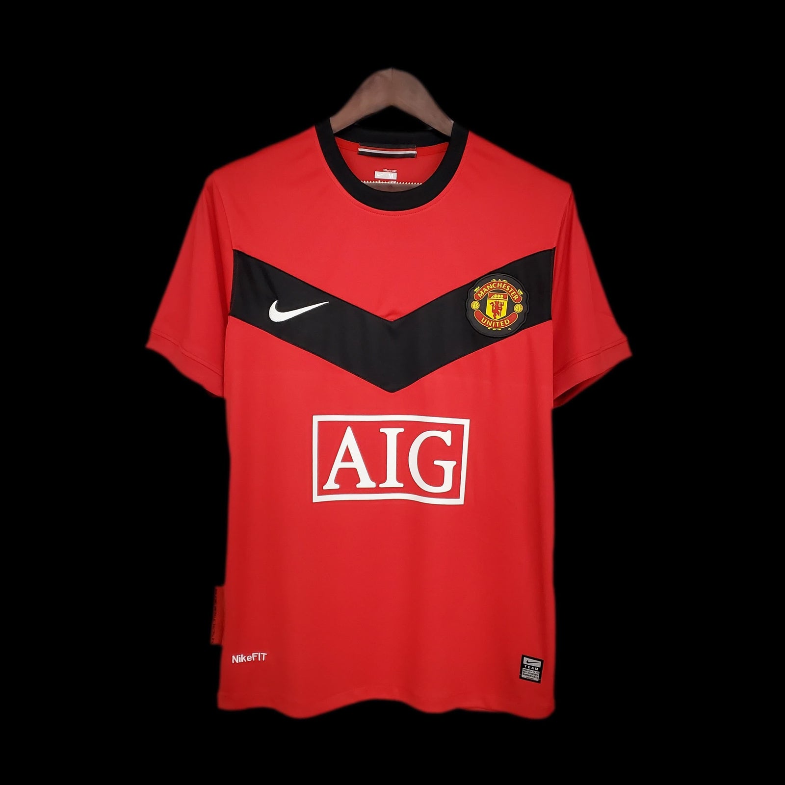 Football Shirt Manchester United Home 09-10 Retro front