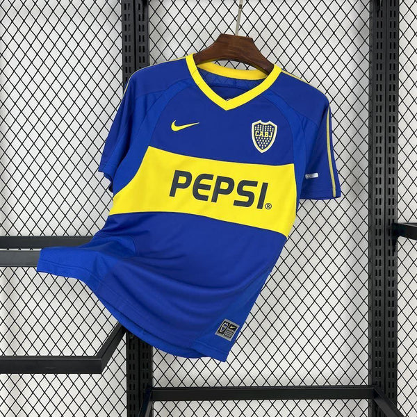 Football Shirt Boca Juniors Home 03-04 front