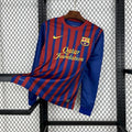 Football Shirt FC Barcelona Home 11-12 Long Sleeves Retro front
