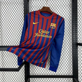 Football Shirt FC Barcelona Home 11-12 Long Sleeves Retro front