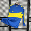 Football Shirt Boca Juniors Home 81-82 Long Sleeves Retro front