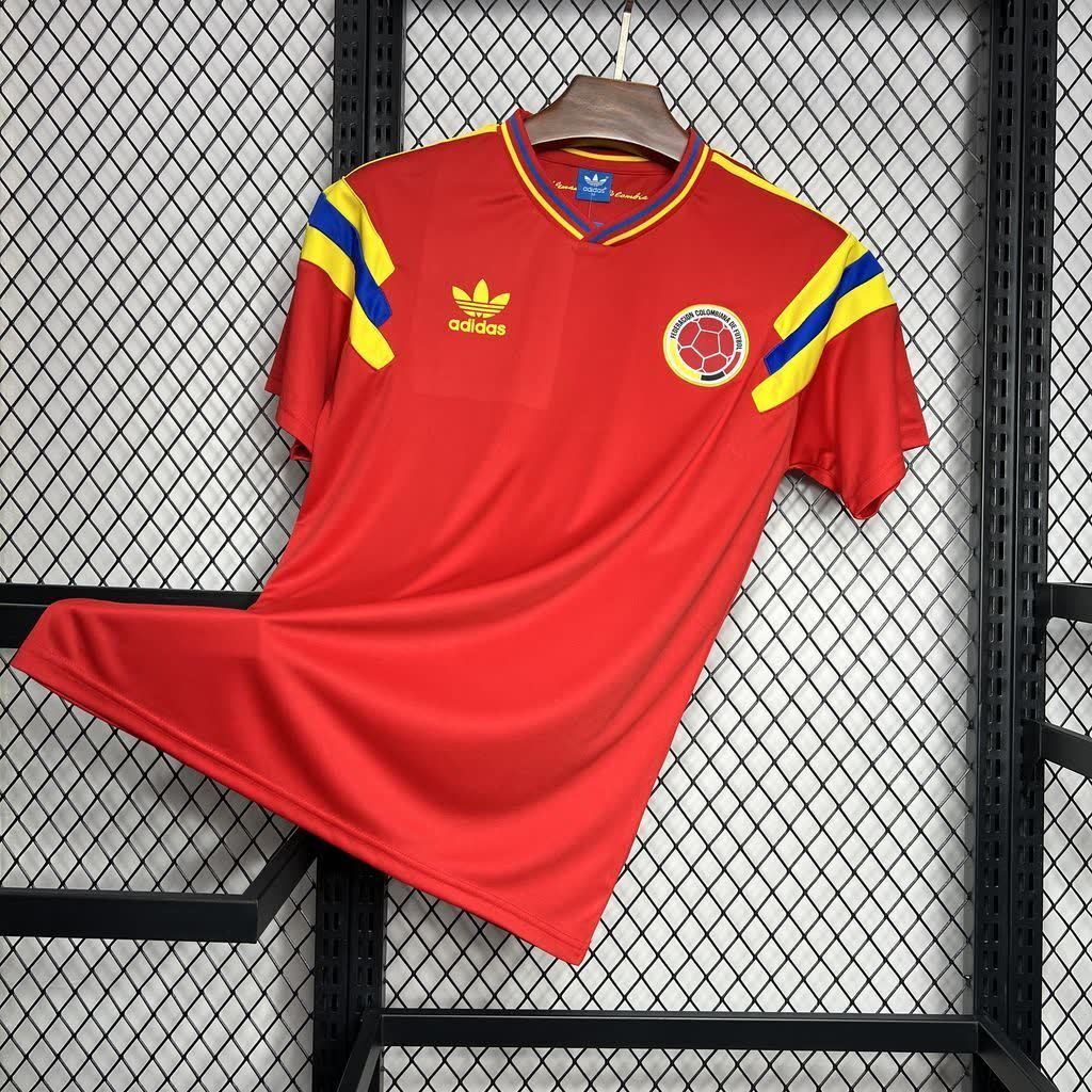 Football Shirt Colombia Away 90-91 Retro front