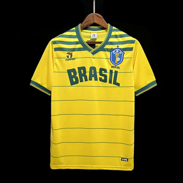 Football Shirt Brazil Home 84-85 Retro front