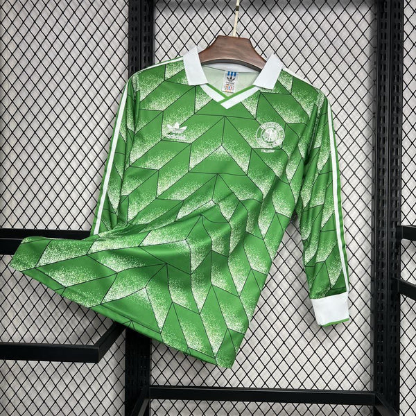 Football Shirt Germany Away 1990 Long Sleeve Retro front