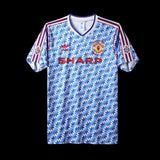 Football Shirt Manchester United Away League Cup Final 90-92 Retro front