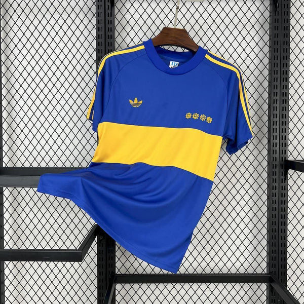 Football Shirt Boca Juniors Home 81-82 Retro front