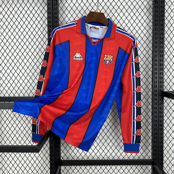 Football Shirt FC Barcelona Home 95-97 Long Sleeves front