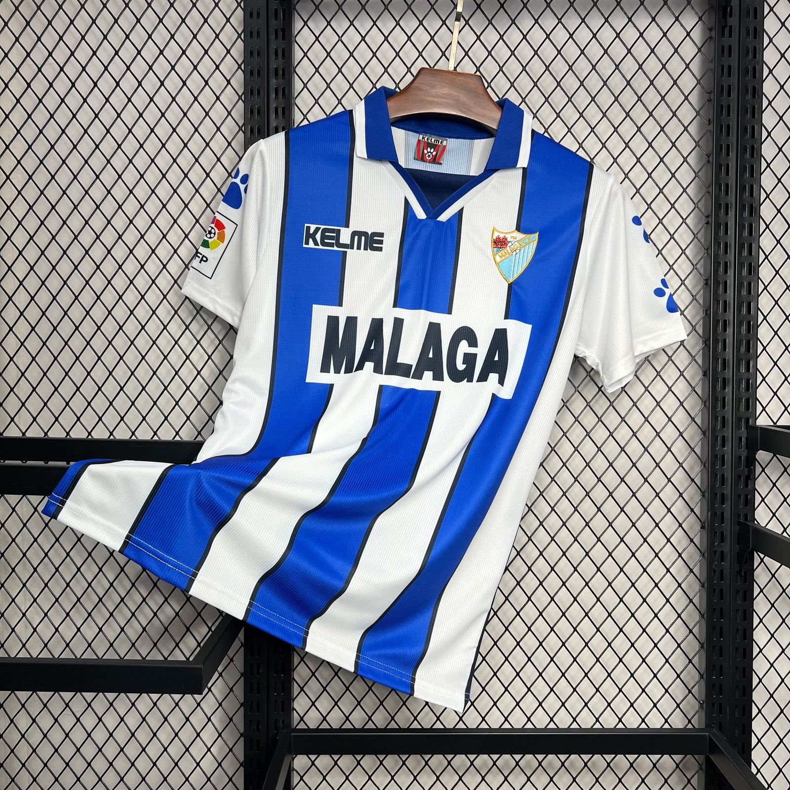 Football Shirt Malaga CF Home 97-98 Retro front