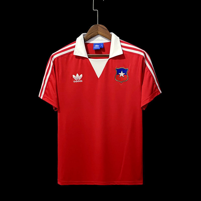 Football Shirt Chile Home 1982 Retro 25-26 front