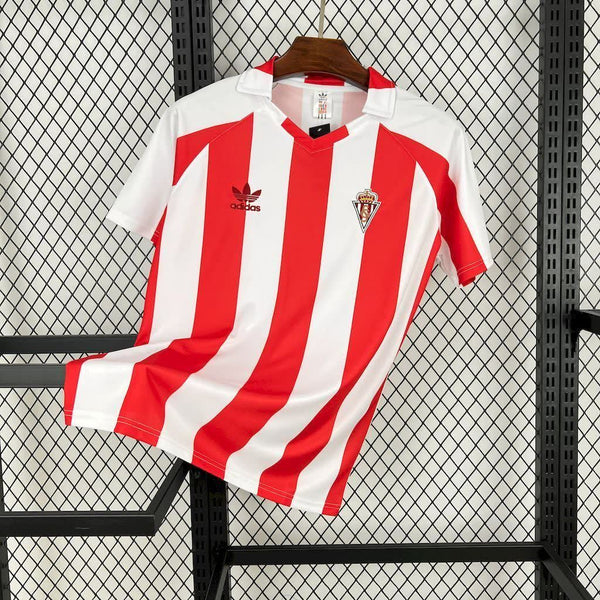 Football Shirt Sporting de Gijon Home 80-81 Retro front