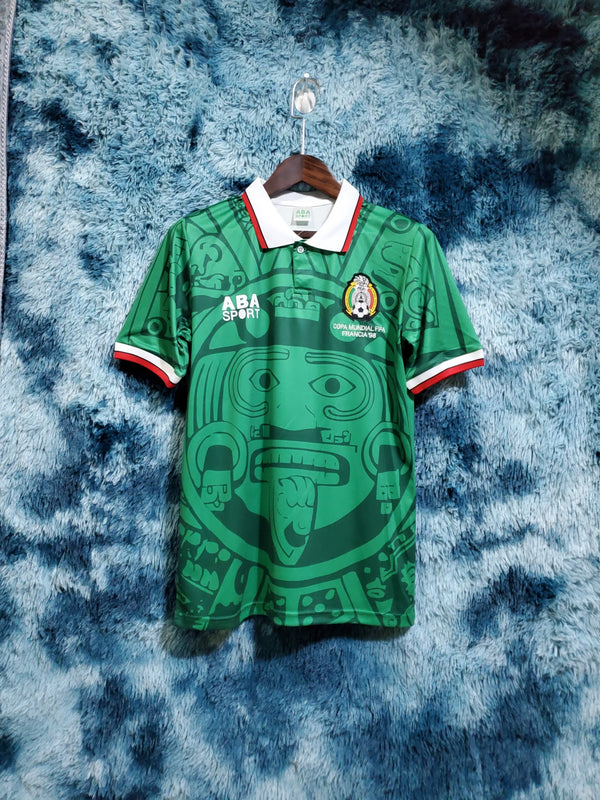 Football Shirt Mexico Home 98-99 Retro front