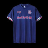 Football Shirt West Ham United Iron Maiden Away 25-26 blu front