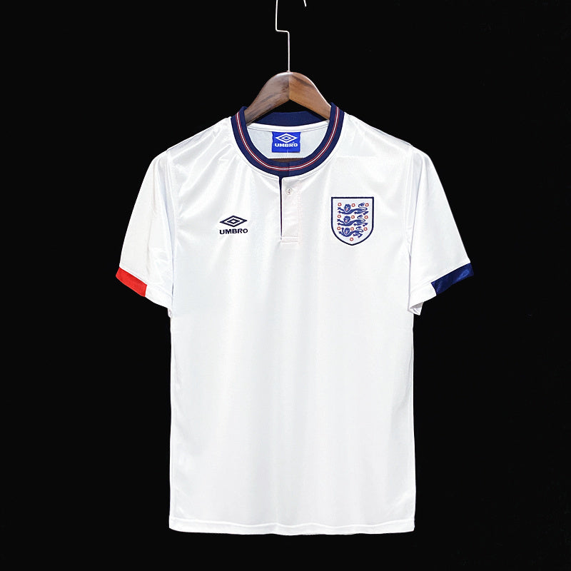 Football Shirt England Home 89-90 Retro front