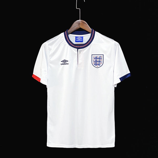 Football Shirt England Home 89-90 Retro front