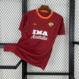 Football Shirt AS Roma Home 00-01 Retro front
