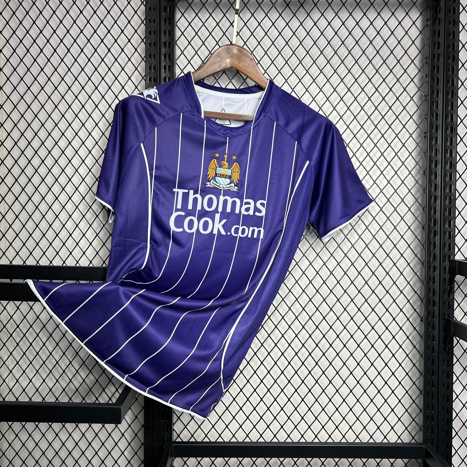 Football Shirt Manchester City Away 07-08 Retro front