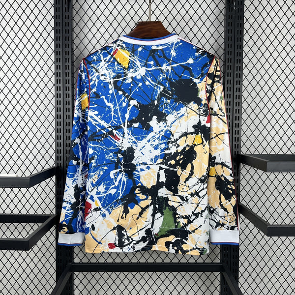Football Shirt Manchester United x Stone Roses 25-26 Long Sleeve back
