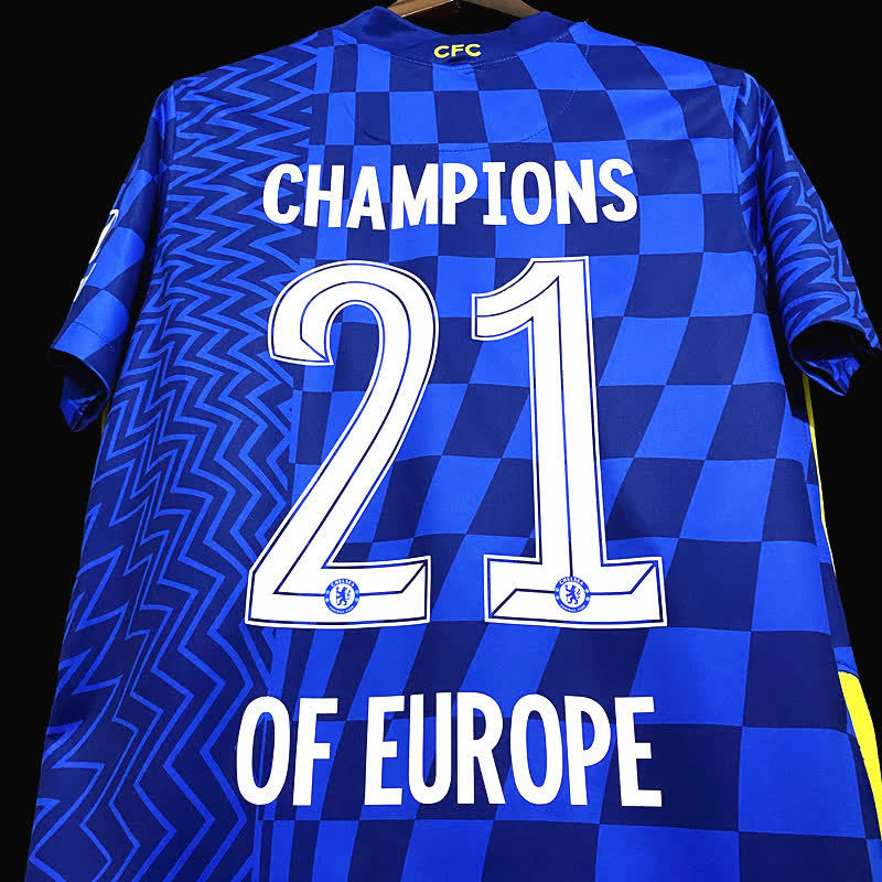 Football Shirt Chelsea FC Home 21-22 European Champion extra 1