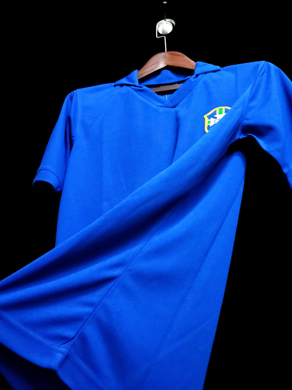 Football Shirt Brazil Away 1957 Retro back